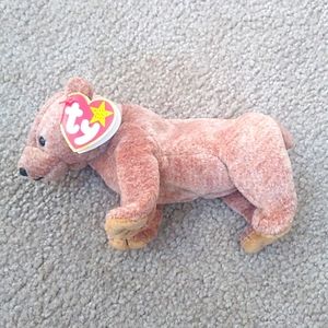 Vintage 1999 Ty Beanie Babies " Pecan" 6" in like new condition